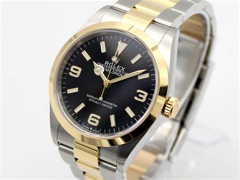 rolex explorer 2 case thickness|rolex explorer 36mm two tone.